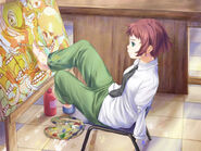 Rin painting concerned