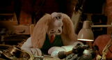 Wallace feel sad he don't wanna be The Were-Rabbit in Katie, Emily, Wallace and Gromit: The Curse of the Corpse Bride