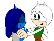 Emily and Wallace in sonic style