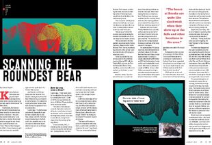 SCANNING THE ROUNDEST BEAR CLAIRE NAPIER ARTICLE 32 151 480 747 854 01-04 BOTH PAGES OF ARTICLE