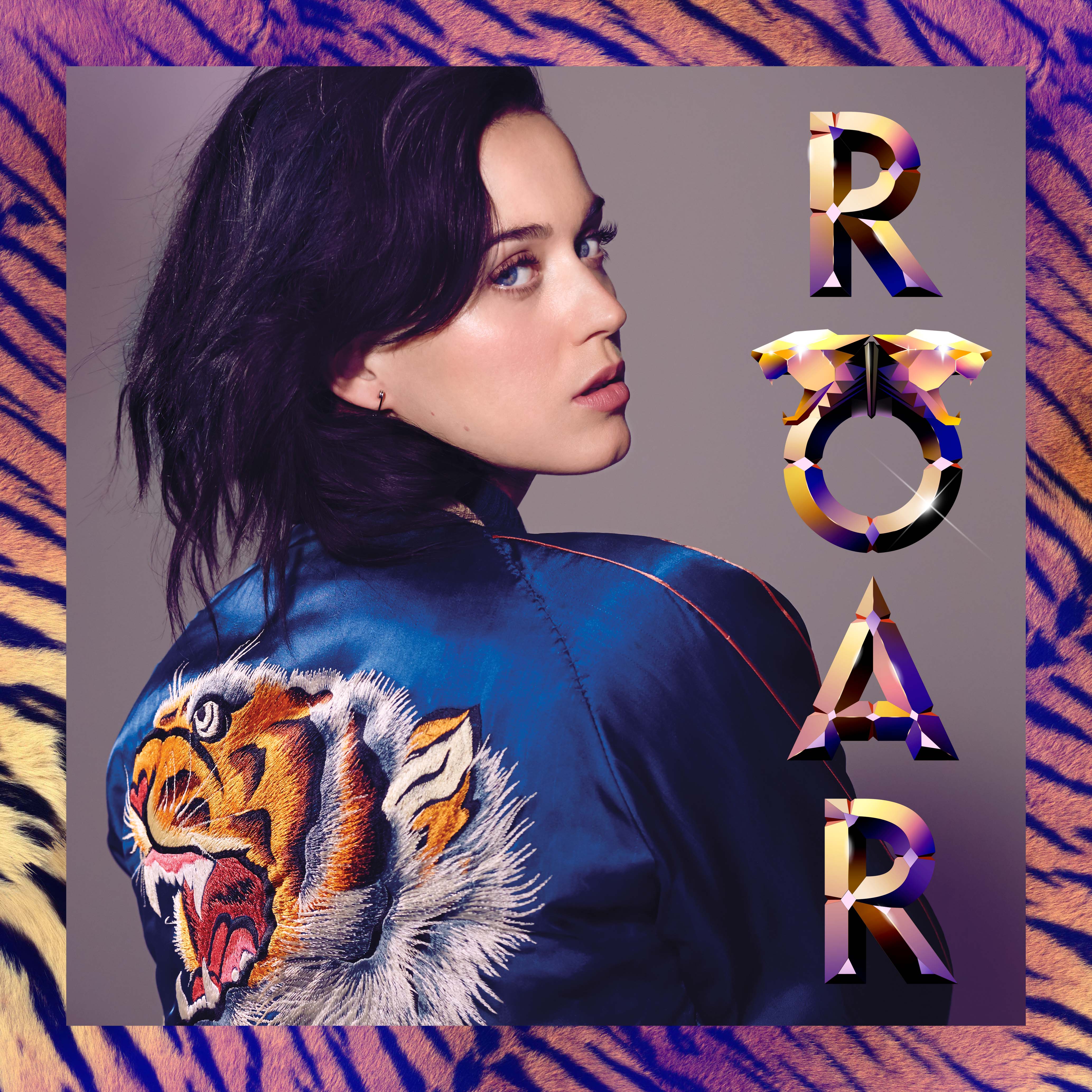 Katy Perry Roar Grey Heart Song Lyric Quote Music Print - Song Lyric Designs