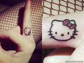 Hello Kitty tattoo