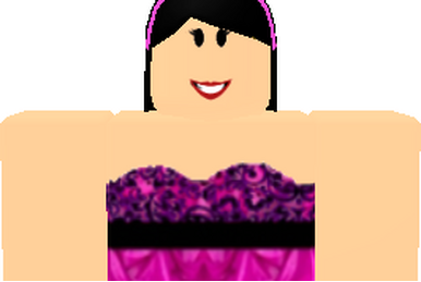 Ity Party Red Dress Girl - Roblox Red Dress Girl PNG Transparent