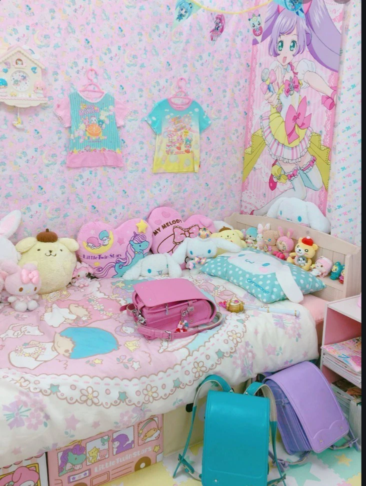 Cute pastel bedroom Kawaii hub Wiki Fandom