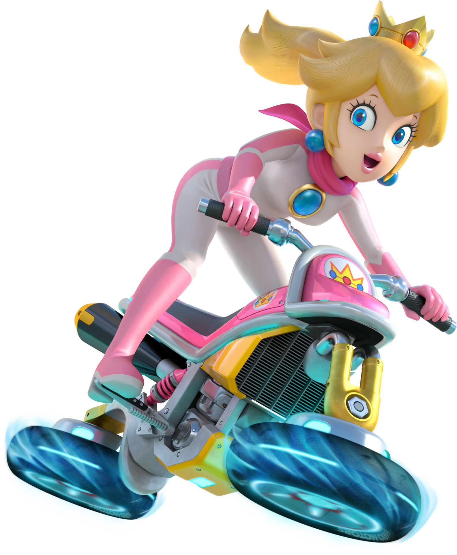 peach mario kart 8 motorcycle