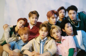 TAEIL, JOHNNY, TAEYONG, YUTA, DOYOUNG, JAEHYUN, WINWIN, MARK, and HAECHAN promoting "TOUCH"