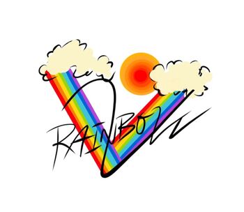 Rainbow v logo