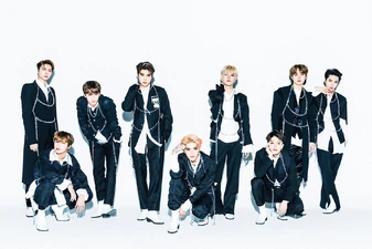 TAEIL, JOHNNY, TAEYONG, YUTA, DOYOUNG, JAEHYUN, JUNGWOO, MARK, and HAECHAN promoting Awaken