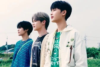 TAEIL, KUN, and YANGYANG promoting 'Rain Day'.