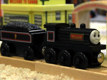 Wooden railway sale douglas