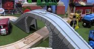 The plastic Arched Stone Bridge