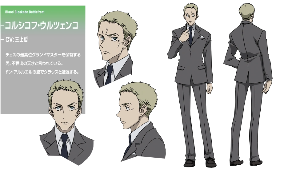 Korsakov Ulchenko Image Gallery Blood Blockade Battlefront Kekkai Sensen Wiki Fandom