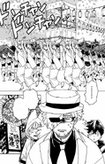 Inugami welcomed by a ceremony (manga)