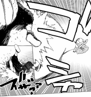 Iyo attacks Kabane (manga)