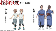 Yataro and Innkeeper Anime Character Design