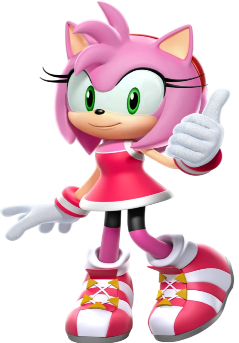 Amy Rose Sonic Filme Game Blocos Montar