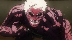 Raian using the Removal (anime adaptation).
