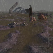 Разрушенный заводской комплекс Древних в Пойме