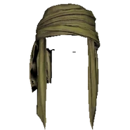 Dyed Turban with 'slavers' Colour Scheme