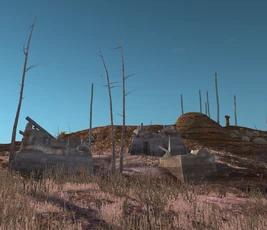 Ravaged hamlet