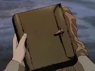 A book that was left by Hans' hidden at the Kamiya Dōjō