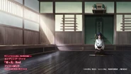 Kaoru meditating in her Dōjō hall