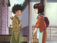 RK12-02.png (301 KB) Yahiko talking to Tsubame in the Akabeko backlot