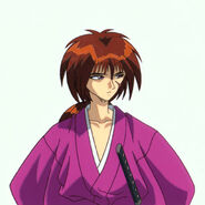 Kenshin in the first Anime series.