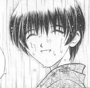 Sōjirō hiding his feelings to Shishio about killing his family.