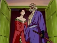 Shishio and Yumi arrive at the hideout