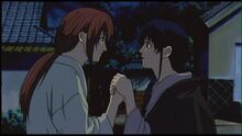 Kaoru asks Kenshin to marry her.