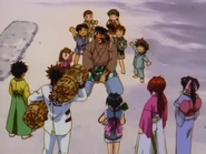 Heizō and his children after fighting Anzai Jurobei and the gang