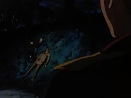 The Black Knights steal Hans' map after injuring him