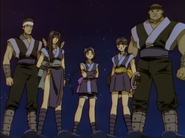 The Kyoto Oniwabanshu, led by Misao.