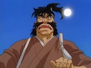 Ogawa Heizō posing as the Hitokiri Battousai