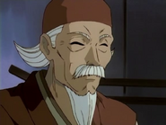 Okina with a joyful expresion in his face