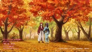 Kenshin and Kaoru reunite in the forest