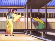 Kaoru and Yahiko at the yard