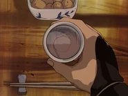 Kenshin unable to enjoy sake