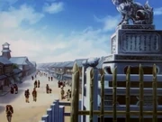 A view of a wide street in Kyōto