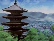 A view of the city of Kyōto at day