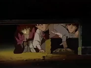 The Kenshingumi looking for Hans' clue at the Kamiya Dōjō