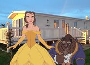 Belle and Beast arrived at Whitley Bay Caravan Park