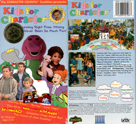 Kids For Character (Remake) VHS Front and Back