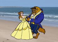 Belle and Beast at the Whitley Bay Beach 3