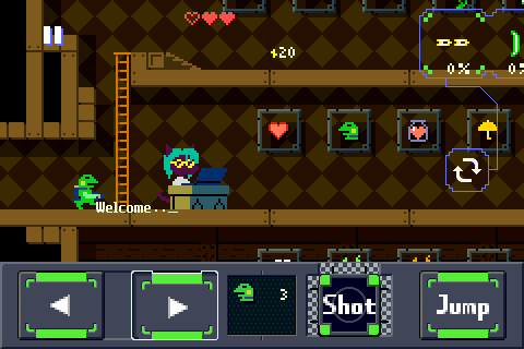 KERO BLASTER, Game