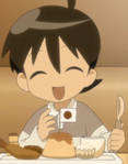 Lil Fuyuki and food