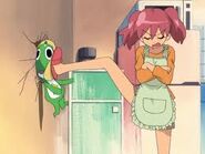 Natsumi vs Keroro....Natsumi wins