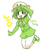 Friend Keroro art by Akeru Ōtsuki, artist of the Keroro Pirates spin-off manga.