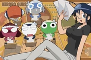 Aki Hinata & Keroro's Squad Challenge Mode Ending Photo